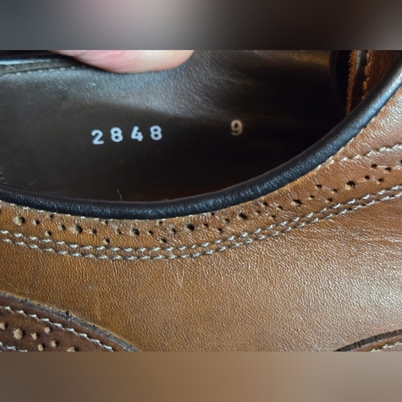 Men's To Boot Adam Derrick 2848 Leather Wingtip Cap Toe Oxford Dress Shoes, Sz 9 - Picture 8 of 8